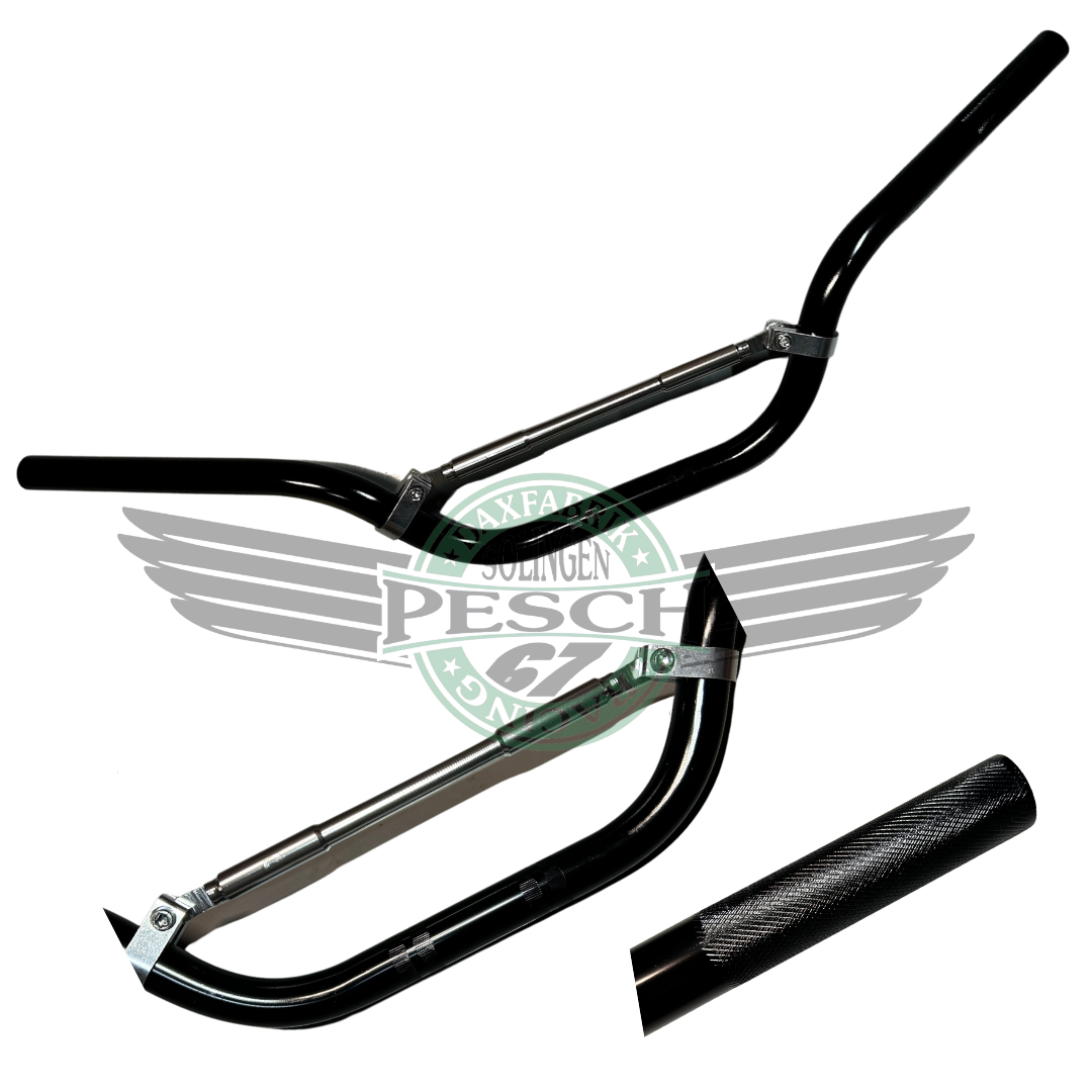 rennrad lenker 22mm Alu Lenker Strebe 22mm schwarz Dax Pitbike Monkey Skyteam – Daxfabrik Batride