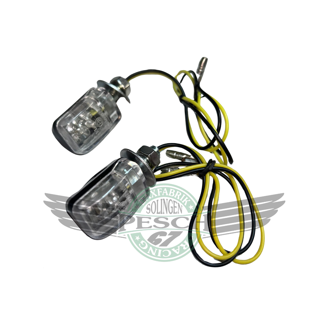 Mini LED Blinker Set schwarz mit E.-Nr – Daxfabrik Batride