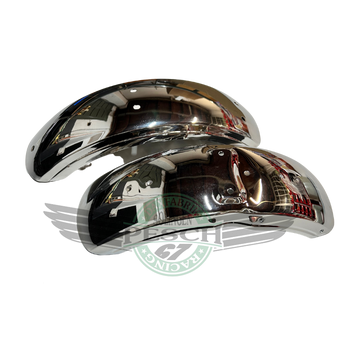 schutzbleche chrom Set Chrom Schutzbleche für Dax ST CT und US Modelle – Daxfabrik Batride