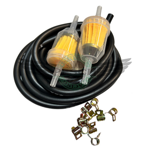 XL Benzinschlauch SET 2 Benzinfilter Schlauchklemmen 3 m Benzinschlauch 6mm