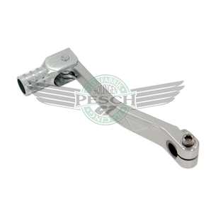 CNC Schalthebel für Honda Dax Monkey Skyteam Alu silber abgewinkelt