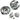Einteilige Alufelgen Set CNC 2.5-10 Honda Dax Trommelbremse komplett