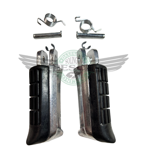 Racing  Fußrasten schwarz Aluminium massiv