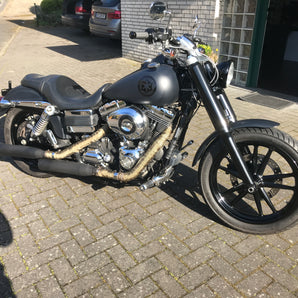 BATRIDE Gabelcover Harley Davidson Dyna Fat Bob / Low Rider (49mm Standrohr)