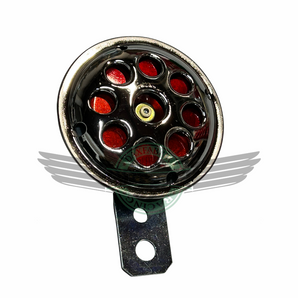 6V Hupe Chrom roter Hintergrund Honda Dax Monkey Skyteam
