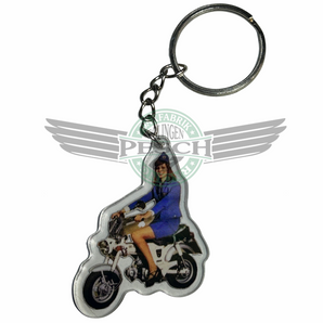 Retro Schlüsselanhänger Honda Dax Lady Dax White Dax