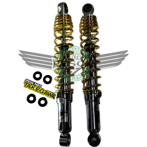 Takegawa 330mm Stoßdämpfer Chrom Gold Honda Dax Monkey Z50 J AB27