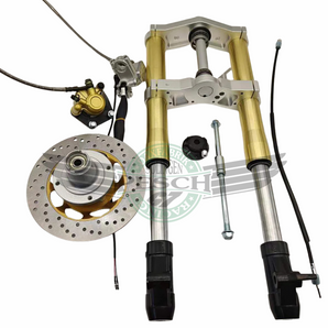 Monkey Up Side Down Gabel GOLD mit einstellbarer Zugstufe 540mm