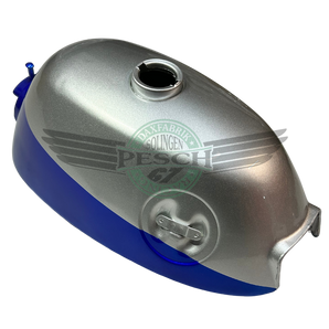 Tank Honda Monkey Z50A silber blau